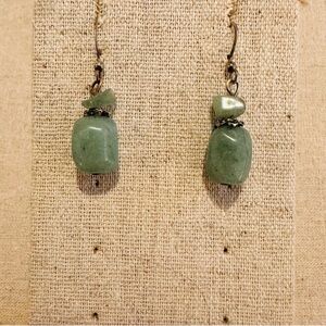 Carol for Eva Graham | Earrings | Green & Silver Earrings